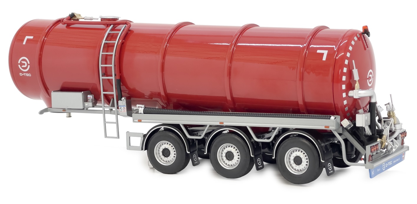 D-Tec Tank trailer Rood - 1:32